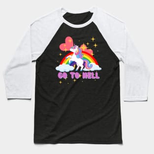 Go To Hell Baseball T-Shirt